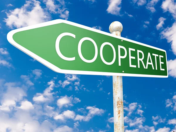 Cooperar — Fotografia de Stock