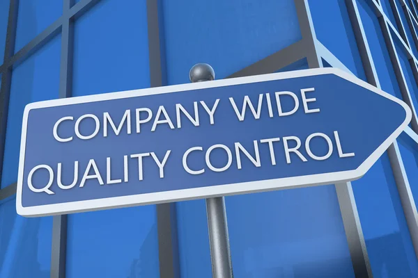 Bedrijf breed kwaliteitscontrole — Stockfoto