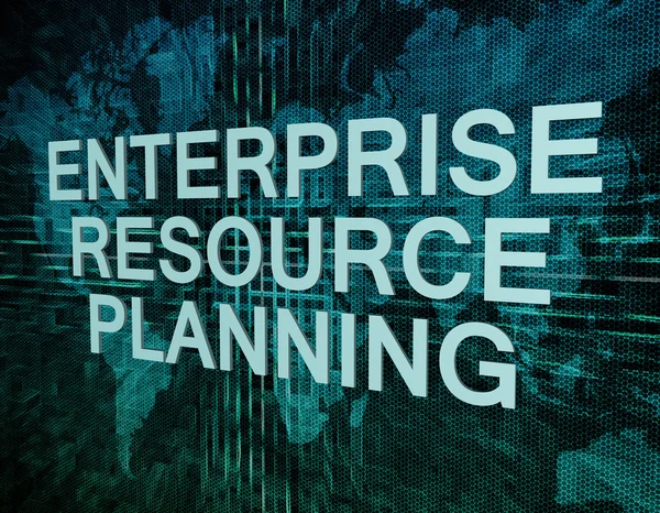 Planeamento de recursos empresariais — Fotografia de Stock