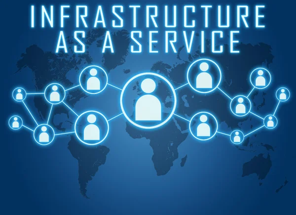 Инфраструктура как услуга — стоковое фото
