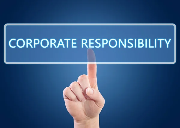 Responsabilidad corporativa — Foto de Stock