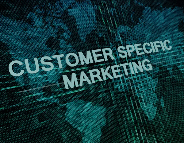 Customer Specific Marketing — Stock Photo, Image