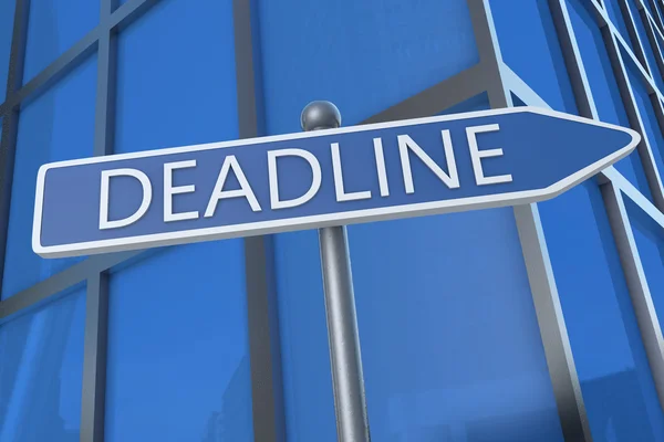 Deadline — Stock Photo, Image