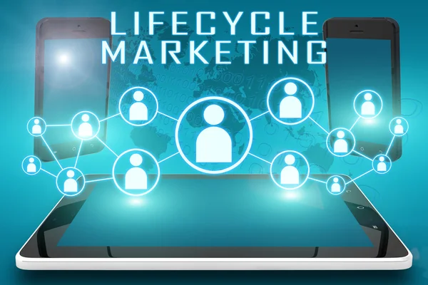 Marketing del ciclo di vita — Foto Stock