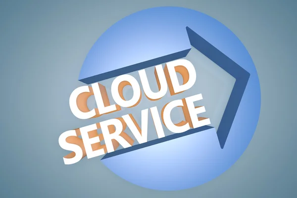 Cloudová služba — Stock fotografie