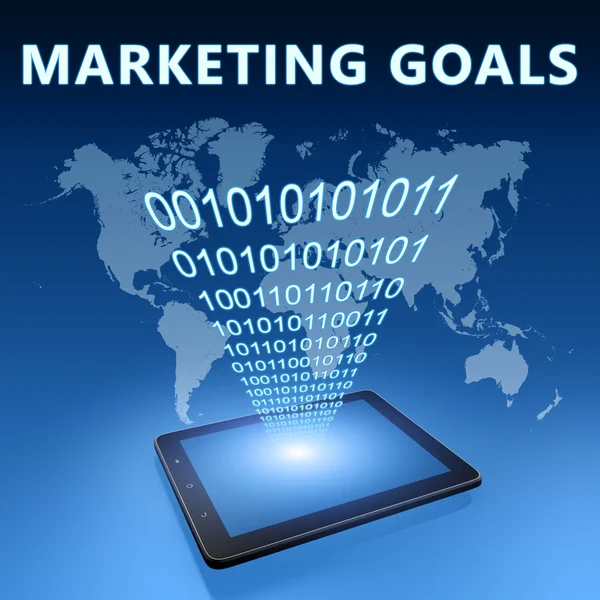 Marketing Goals — Stock Photo, Image