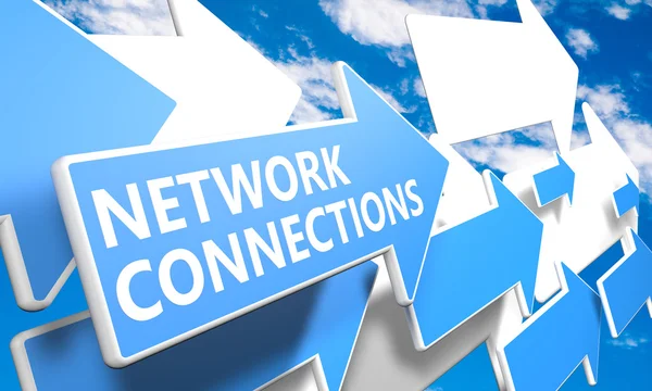 Netzwerkverbindungen — Stockfoto