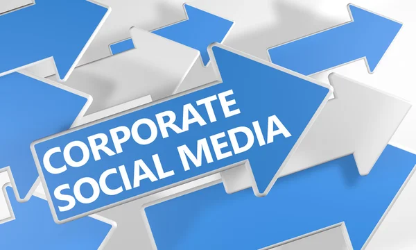 Corporate Social Media — Stock Photo, Image