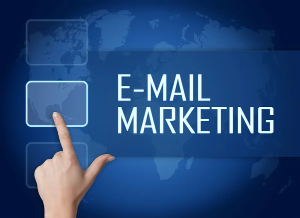 Маркетинг електронною поштою — стокове фото