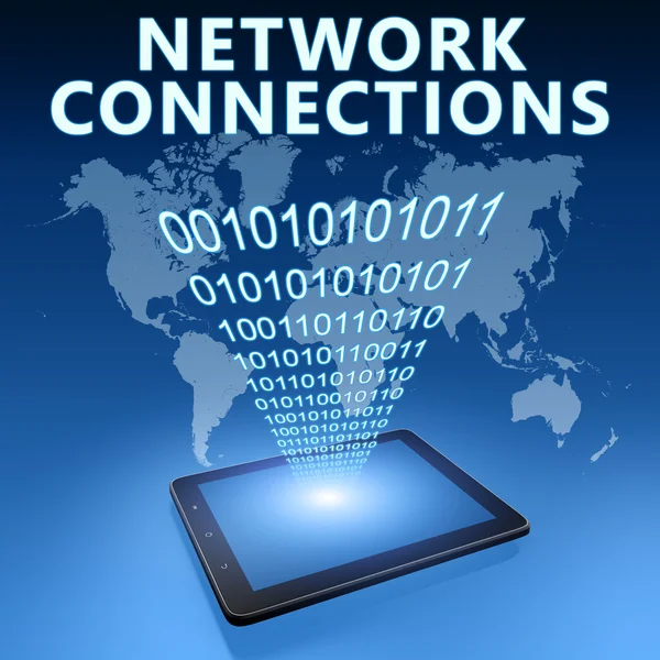 Netwerkverbindingen — Stockfoto