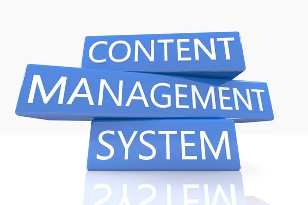 Content managementsysteem — Stockfoto