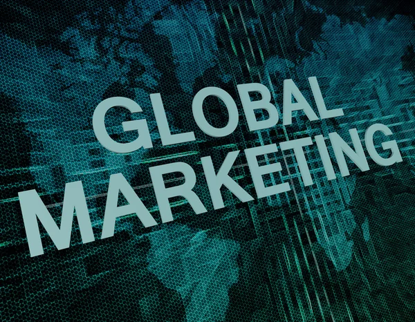 Globalnego marketingu — Zdjęcie stockowe