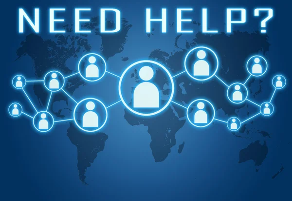 Hulp nodig — Stockfoto