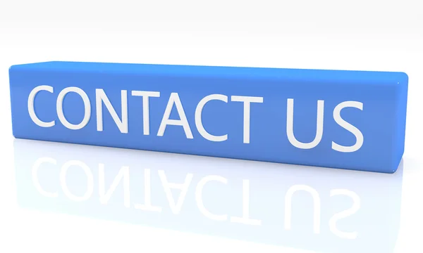 Contact met ons op — Stockfoto