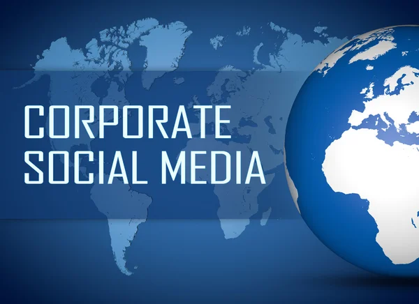 Corporate Social Media — Stock Photo, Image