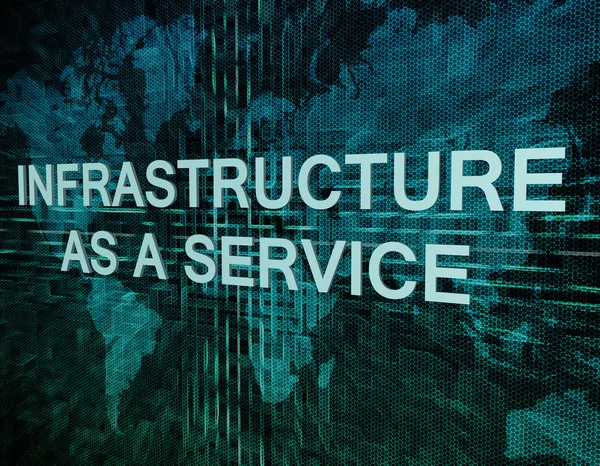 Инфраструктура как услуга — стоковое фото