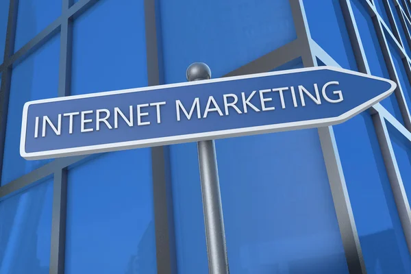 Marketing na Internet — Fotografia de Stock