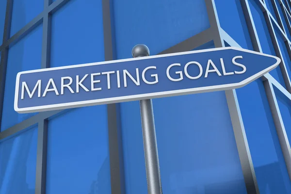 Marketing Goals — Stock Photo, Image