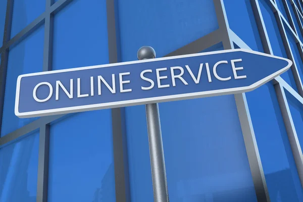Servicio en línea — Foto de Stock