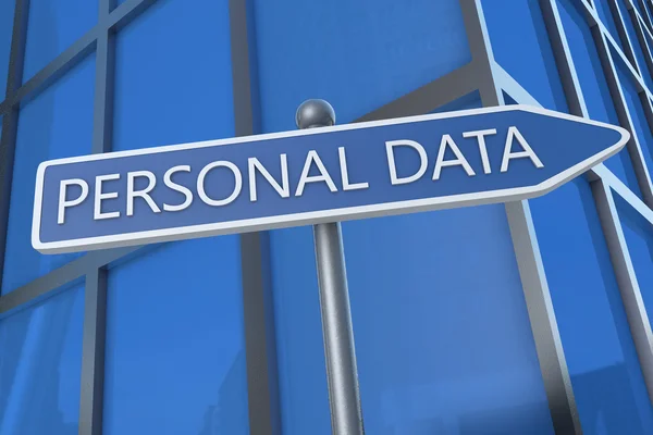Persönliche Daten — Stockfoto