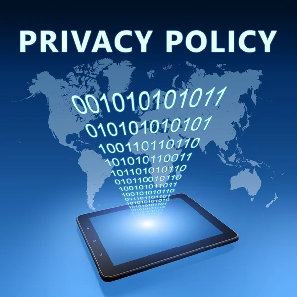 Zásady ochrany soukromí — Stock fotografie