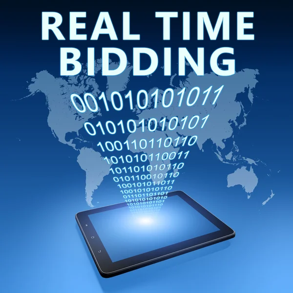 Real Time Bidding — Stock Photo, Image