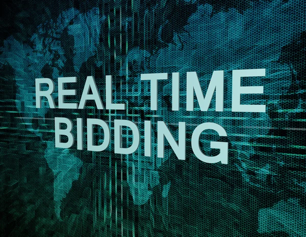 Real Time Bidding — Stock Photo, Image