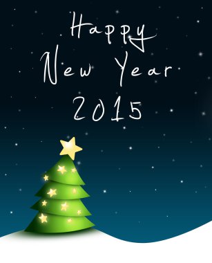 Silvester tebrik kartı 2015