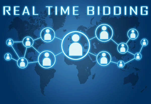 Real Time Bidding — Stock Photo, Image