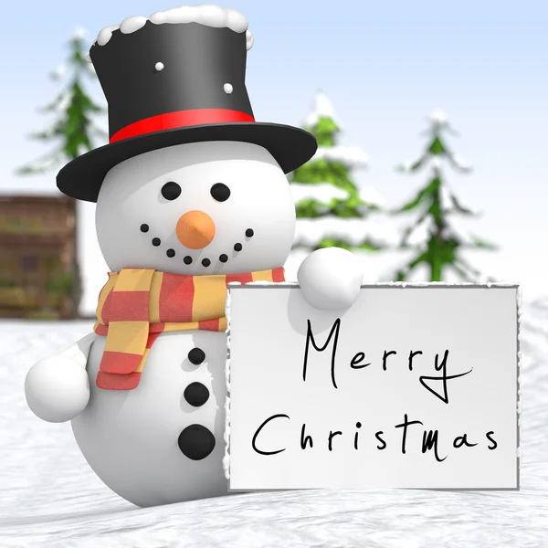 Snowman — Stock Photo, Image