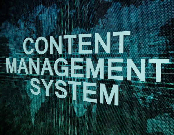 Content managementsysteem — Stockfoto