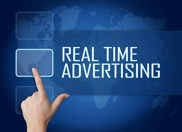 Real Time Advertising — Stock Photo, Image