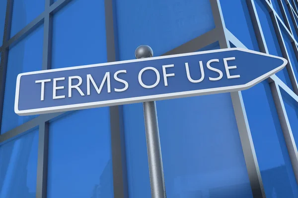 Terms of use — Stock Photo, Image