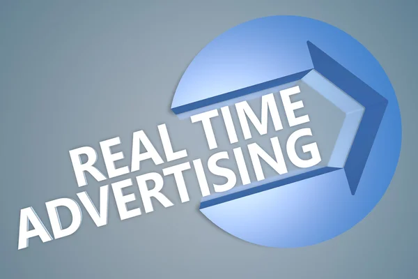 Real Time Advertising — Stock Photo, Image