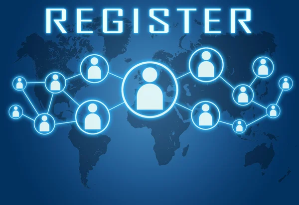 Registrarsi — Foto Stock