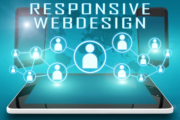 Responsieve webdesign — Stockfoto