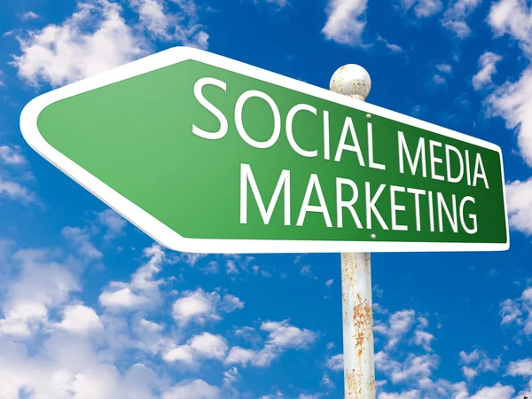 Marketing sui social media — Foto Stock