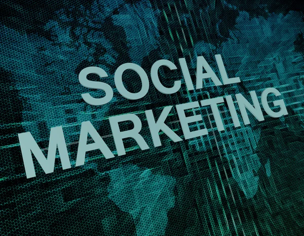 Marketing sociale — Foto Stock