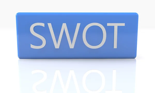 Koncepcja SWOT — Zdjęcie stockowe