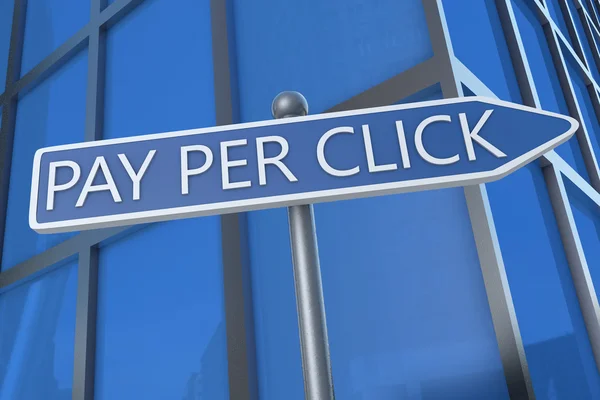 Paga per click — Foto Stock