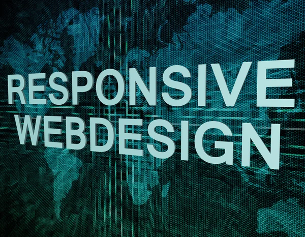 Responsieve webdesign — Stockfoto