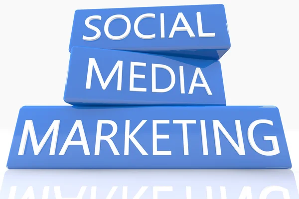 Marketing sui social media — Foto Stock