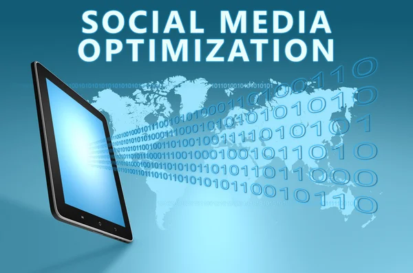 Optimierung der sozialen Medien — Stockfoto