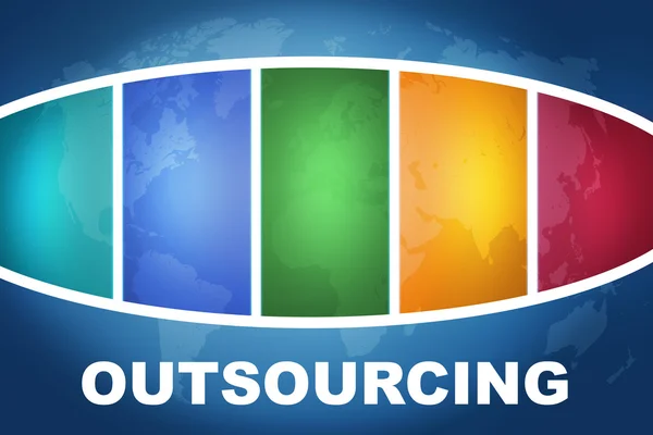 Outsourcing — Stockfoto