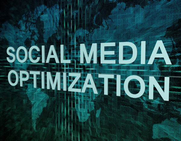 Social media optimalisatie — Stockfoto