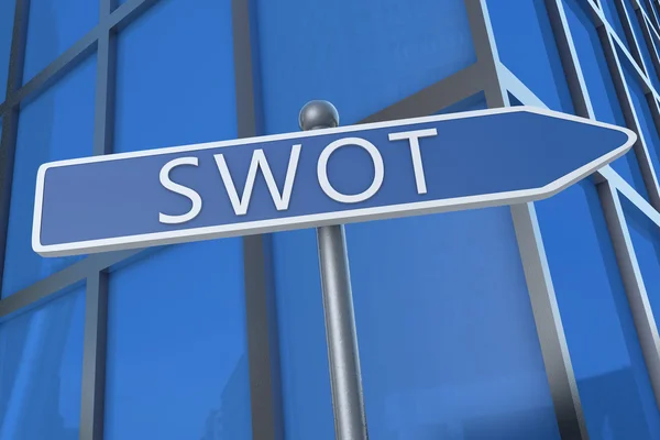 Swot-Konzept — Stockfoto