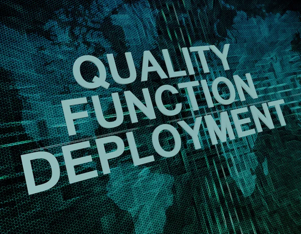 Quality Function Deployment — Stock Photo, Image