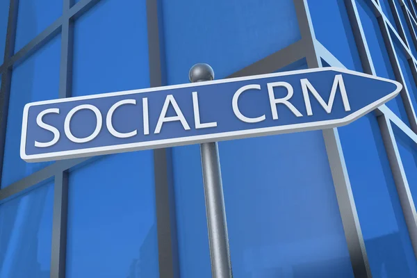 CRM social — Foto de Stock