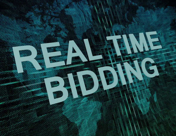 Real Time Bidding — Stock Photo, Image