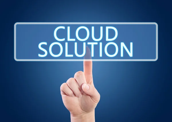 Rozwiązań cloud — Zdjęcie stockowe